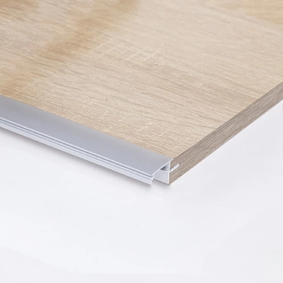 Профиль алюминиевый врезной/торцевой CAPELLA-3216A, с экраном, цвет алюминий, 2м (для 16 ДСП), AKS - фото 5