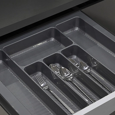 Лоток для столовых приборов 600 LINER 540*430, серый AKS - фото 4
