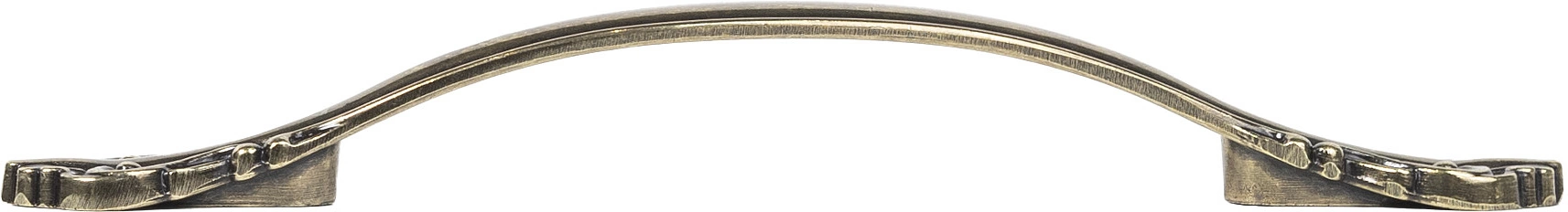 Ручка меб. скоба мет. WERON 128 античная латунь, AKS - фото 3