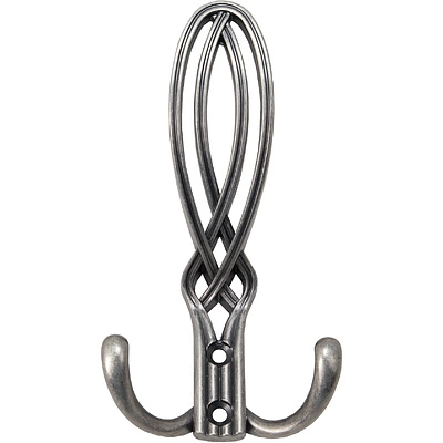 Крючок меб. трехрожковый мет. PALAZZO античное серебро AKS - фото 3