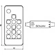 Контроллер для светодиодной ленты RGB SPI, с пультом, 12/24V, 72W/144W, AKS - фото 2