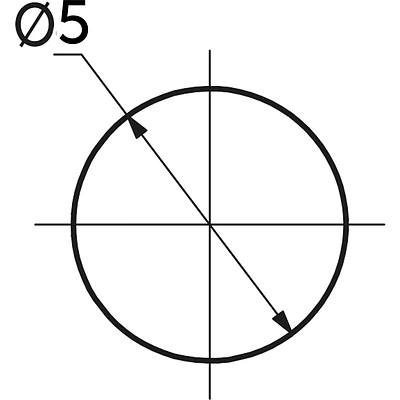 Заглушка пластик d5 белый (02) PL (упак.-0,2тыс.шт.) - фото 4