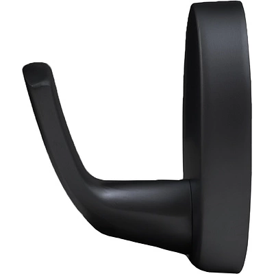 Крючок меб. однорожковый мет. QUEEN черный матовый AKS - фото 4