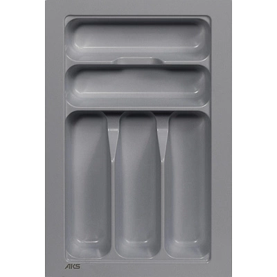 Лоток для столовых приборов 400 BASIC 315*485, серый AKS - фото 1