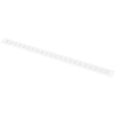 Решетка вентиляционная 800х60мм белая алюминий AKS - фото 1