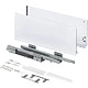 Система ящиков Slimbox Evolution L-550 H=199 белый SOFT CLOSE ДСП16мм - фото 3