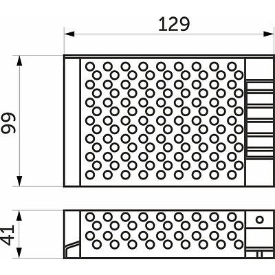 Блок питания Indoor 80W/12V, без вилки и коннектора, AKS - фото 2