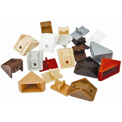 Уголок пластиковый одинарный с крышкой отдельно венге -38- (уп/100шт) РП - фото 1