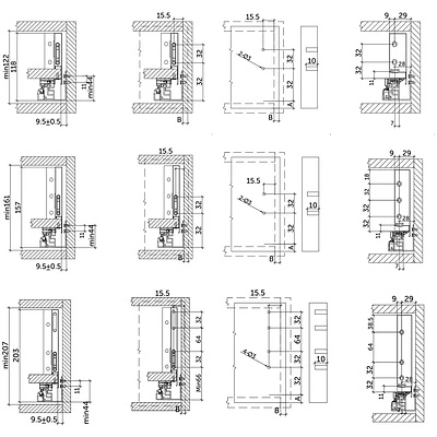 Система ящиков Slimbox AKS L-400 графит высокий SOFT CLOSE H=175 ДСП 16мм - фото 4