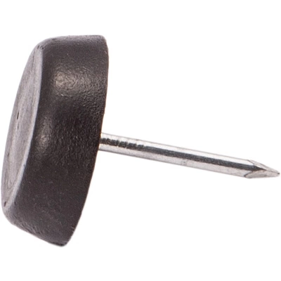 Подпятник черный с гвоздем (уп/20шт) AKS - фото 1