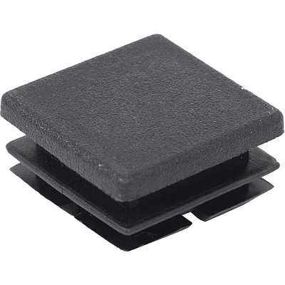 Заглушка для квадр. трубы 25*25 QUADRO, черный AKS - фото 3