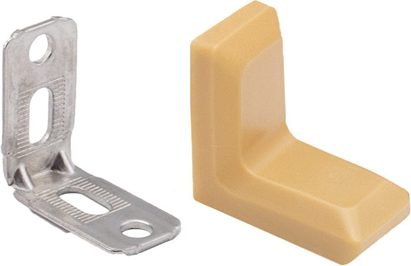 Уголок с металлической основой и пластиковой крышкой бук (уп/10шт) AKS - фото 1