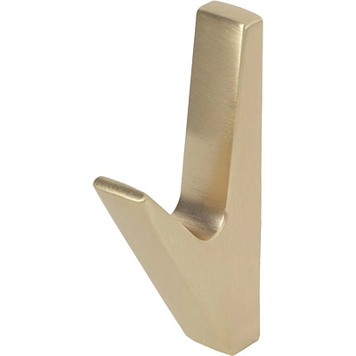 Крючок меб. однорожковый мет. FIX брашированное золото AKS - фото 1