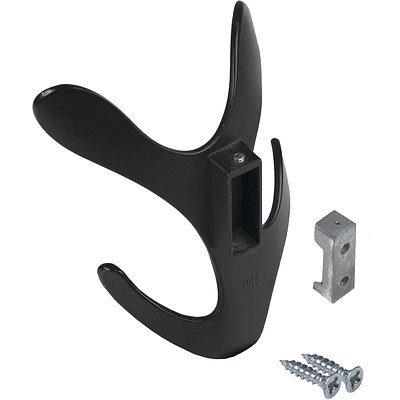 Крючок меб. четырехрожковый мет. KORAL черный матовый AKS - фото 5