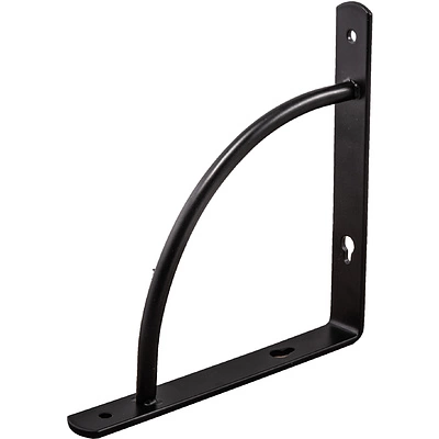 Полкодержатель мет. ORBIT 250*250*20*3, черный AKS - фото 1