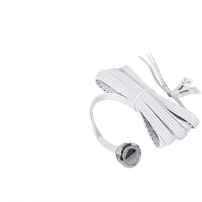 Выключатель сенсорный, с диммированием, врезной, 12V/24V, 60W/120W, синяя подсветка, цвет хром, без коннекторов, AKS - фото 1