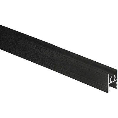 Профиль алюминиевый SENATOR черный муар горизонт верхн. L-6000 мм АЛЮТЕХ - фото 1