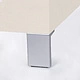 Опора меб. мет. WALL h120 матовый хром AKS - фото 5