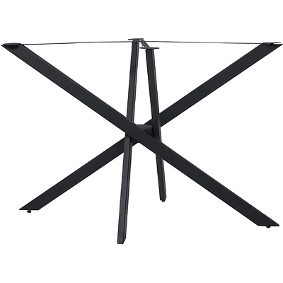 Подстолье WARG h716 под прямоугольную столешницу, черный муар AKS - фото 3