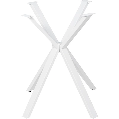 Подстолье VECTOR h714 под круглую столешницу, белый муар AKS - фото 1