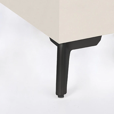 Опора меб. мет. TRIADA h120 угловая черный матовый AKS - фото 3