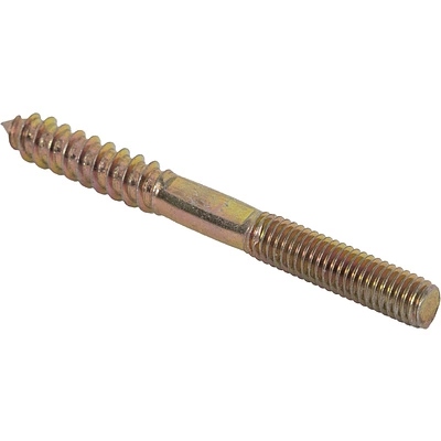 Шпилька двухсторонняя М8*80 с резьбой по дереву и метрической резьбой AKS - фото 3