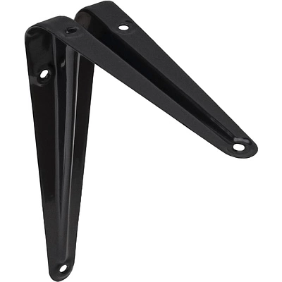 Полкодержатель мет. 300*250 черный AKS (тип 2) - фото 1