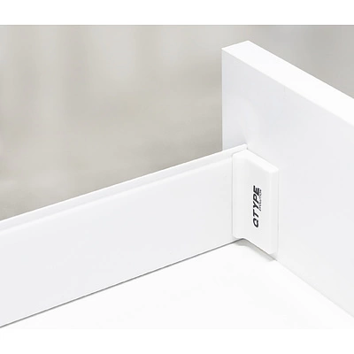 Комплект ультратонких боковин Qtype Evolution L-450 H=76 белый ДСП16мм - фото 3