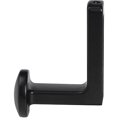 Крючок меб. однорожковый мет. KING черный матовый AKS - фото 3