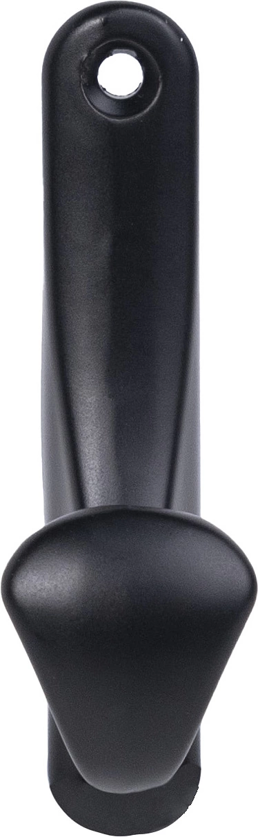 Крючок меб. однорожковый мет. DELTA черный AKS - фото 4