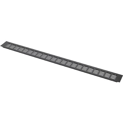 Решетка вентиляционная 800х80мм черная алюминий AKS - фото 1