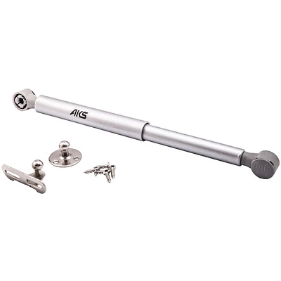 Подъемник газовый верхний 80N с фиксацией в любом положении серый AKS - фото 1