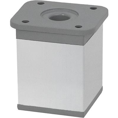 Опора меб. алюм. DAKP-27 h50 с регул. мат.хром AKS - фото 1