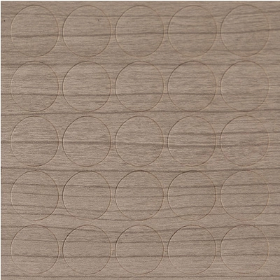 Заглушка самоприлипающая к конфирматам дуб сонома (352) AKS (лист-25шт.) - фото 1