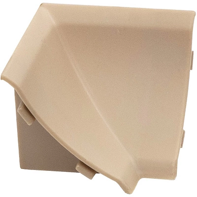 Уголок ПВХ внутрен. к плинтусу LР NW тарна (112) EL-MECH-PLAST - фото 1