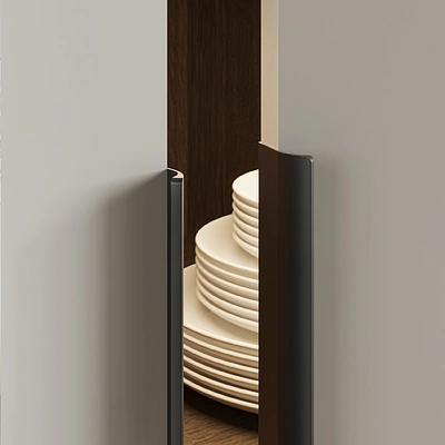 Ручка меб. накладная алюм. MONBLAN 740/800 бронза, AKS - фото 10