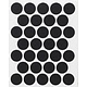 Заглушка самоприлипающая к эксцентрику черный гладкий (PC 2516) (1л=32шт) Pacific - фото 3