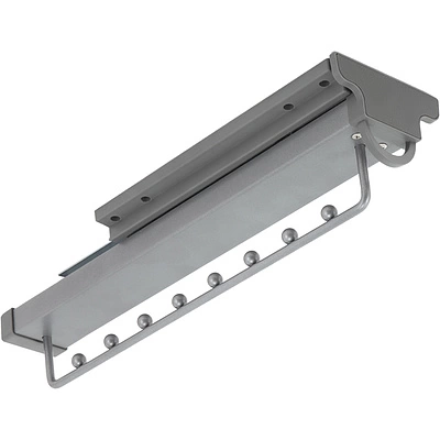 Выдвижная вешалка BRUNO крепл.верхнее (8 шаров) 118*470*105, графит PRIME by AKS - фото 1