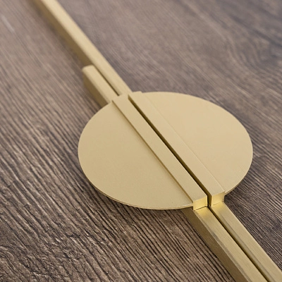 Ручка меб. скоба алюм. FORTUNA 511/600 брашированное золото, AKS - фото 5