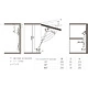 Подъемник газовый верхний 80N с доводчиком серый Rejs - фото 2