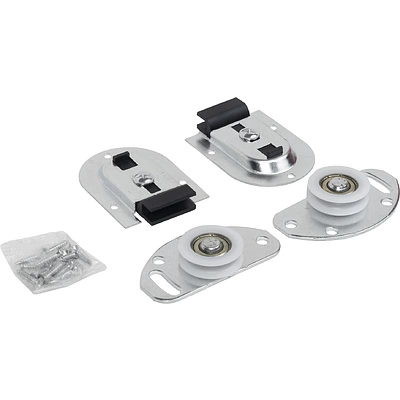 Комплект FAST для 1 раздвижной двери AKS 50 кг (ролики верх и низ, саморезы) - фото 3