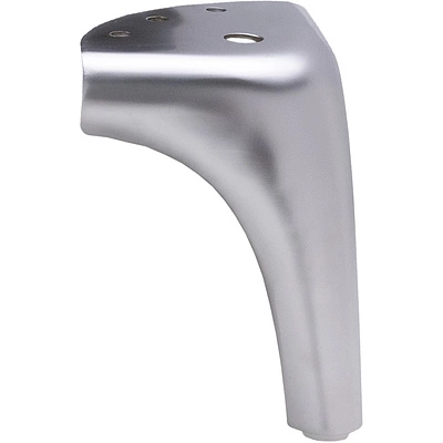 Опора меб. мет. OLYMPIA h120 угловая матовый хром AKS - фото 3