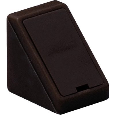 Уголок пластиковый одинарный с крышкой отдельно венге -38- (уп/100шт) РП - фото 3