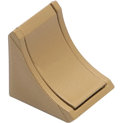 Уголок пластиковый радиусный 24*24 бук 3 (уп/20шт) AKS - фото 1