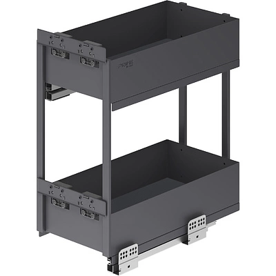 Выдвижная корзина-карго 300 ICON крепл.нижнее, графит PRIME by AKS - фото 1