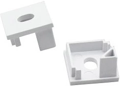 Заглушка к алюминиевому профилю ORION-1616Q, форма квадрат, AKS - фото 1