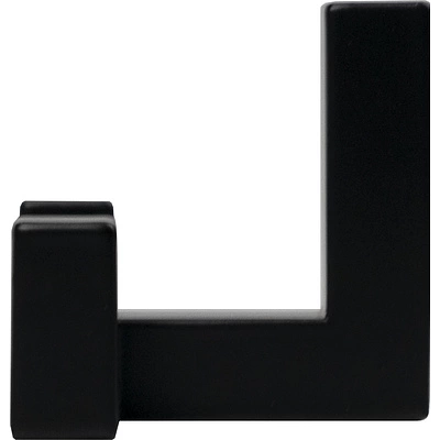 Крючок меб. двухрожковый мет. BENZ черный матовый AKS - фото 4