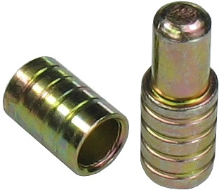 Шкант для соединения столешниц металл AKS (1 упак = 2000 компл) - фото 1