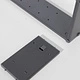 Разделитель L450 универсальный металлический Slimbox Evolution (L426*W100*H50) графит - фото 3