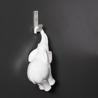 Крючок меб. однорожковый алюм. FLEX алюминий AKS - фото 3